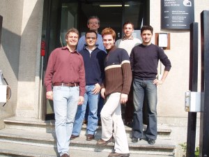 Up from left to right: Giorgio Colombo Down from left to right : Giacomo de Mori, Massimiliano Meli, Carlos Simones, Marco Neves